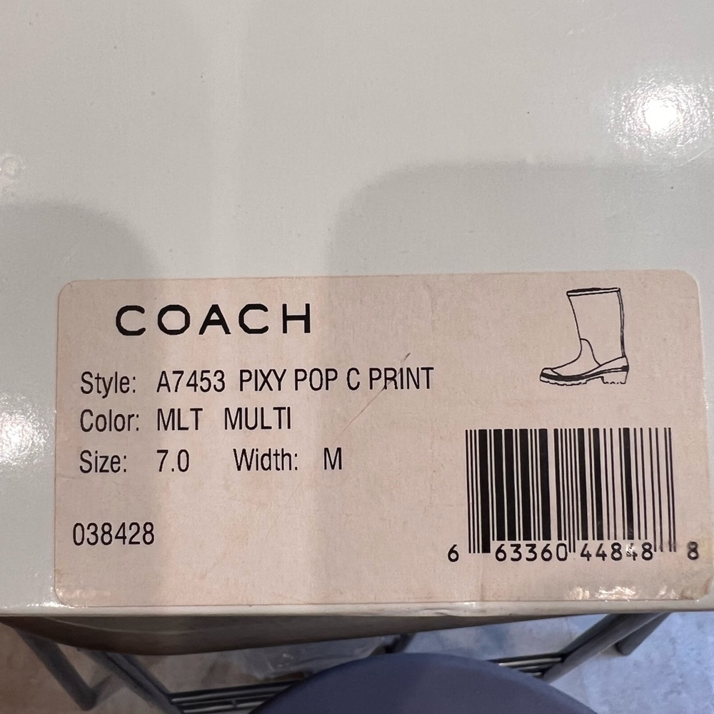 Coach Rain Boots - Picture 6 of 8